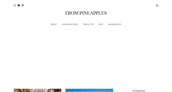 Desktop Screenshot of frompineapples.com